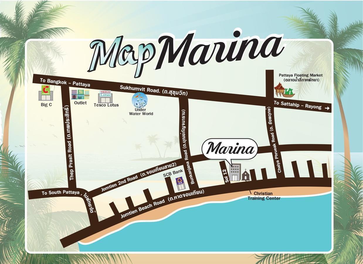 Marina Pantai Jomtien Luaran gambar